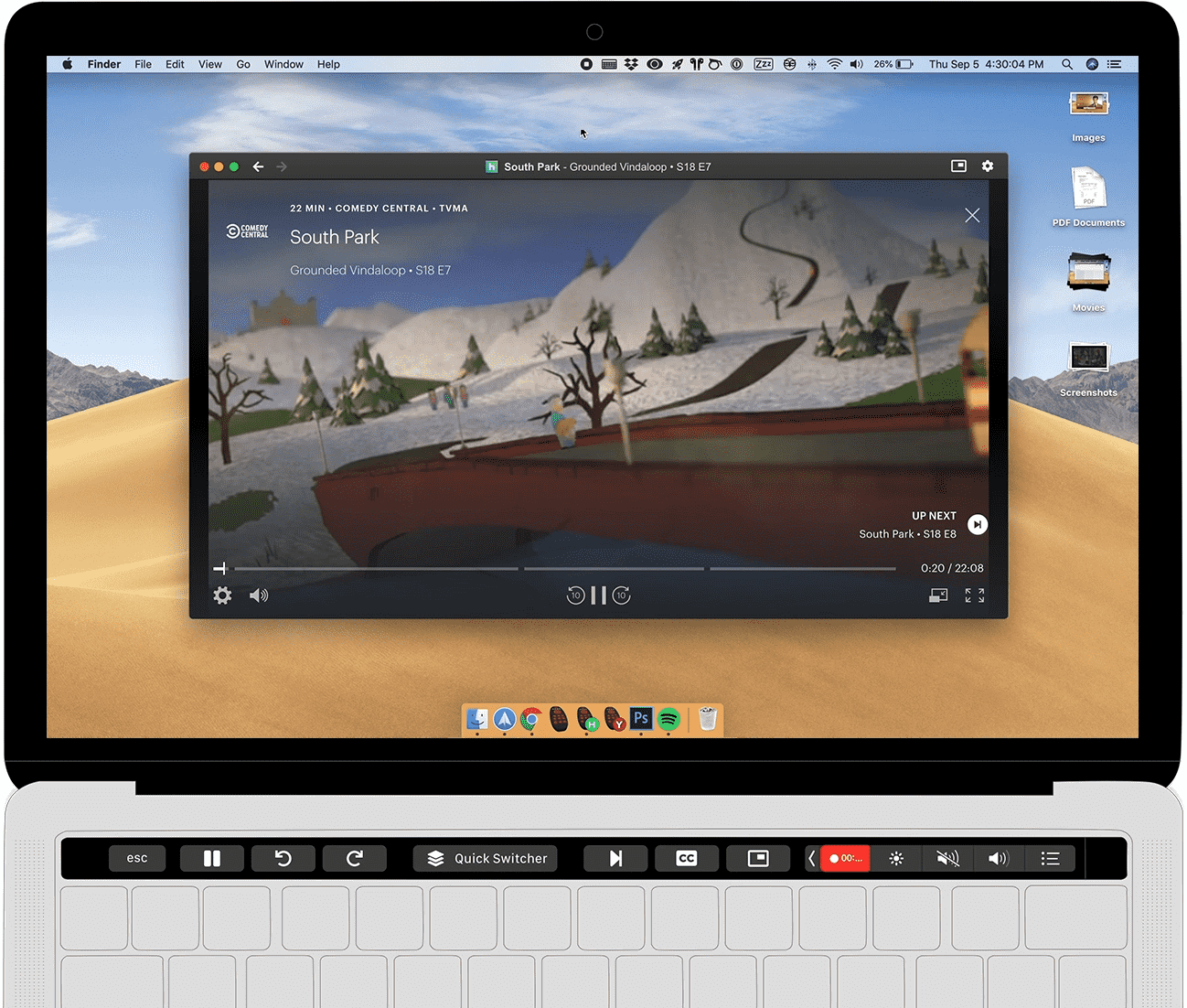 Meet Clicker, a native Netflix player for your Mac with Touch Bar support,  PiP and other perks